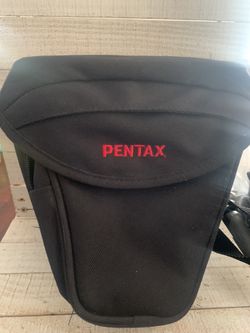 Pentax Camera Bag Black Holster Padded Case Shoulder Strap Belt Vintage