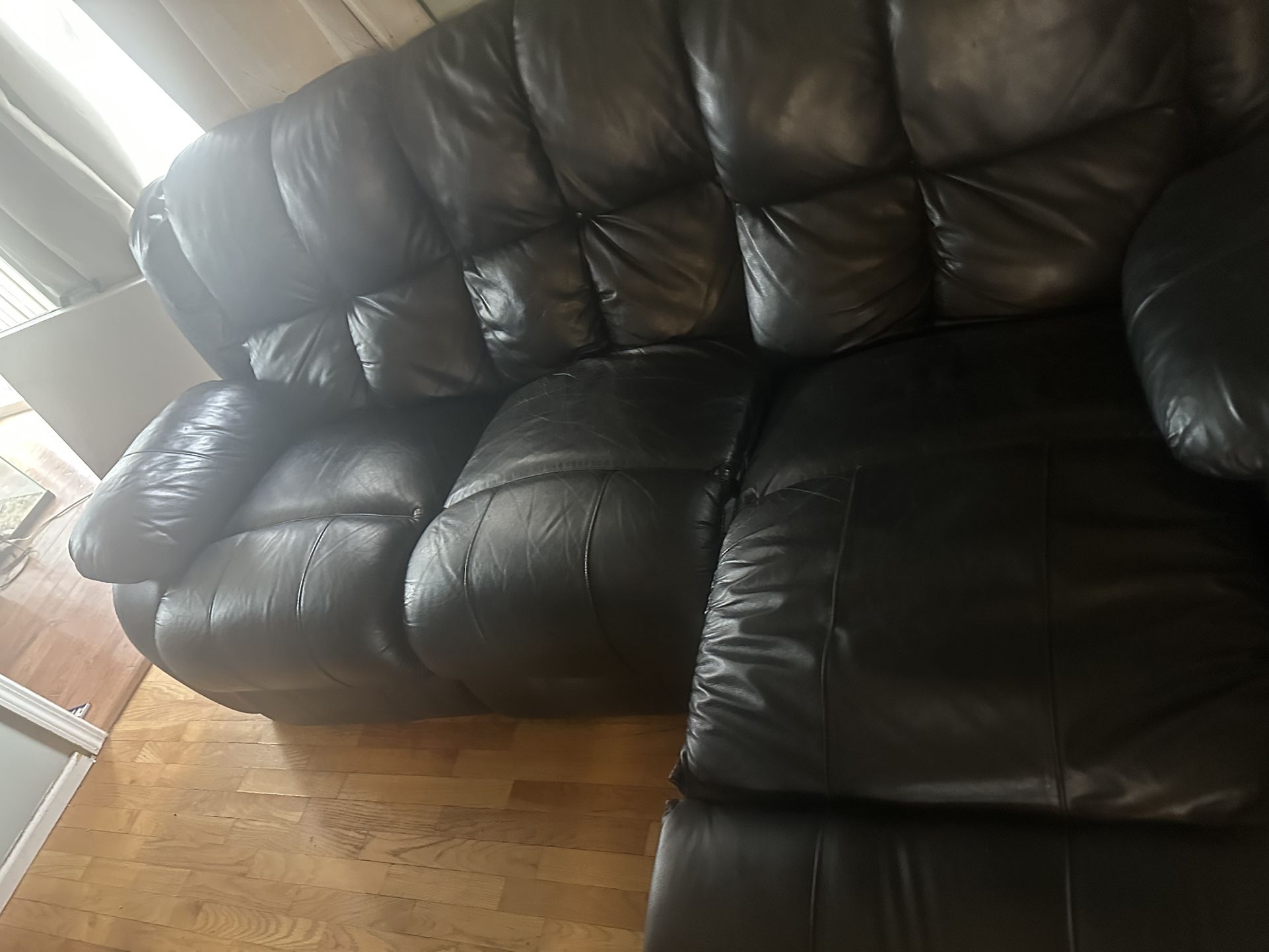 Leather Couch Set 