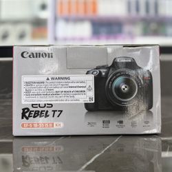Canon EOS REBEL T7 ((Take It Home In Payments/ llévatelo a casa en pagos) 