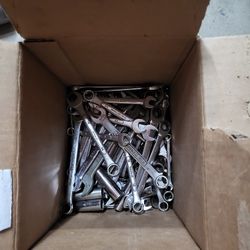 Random SAE Wrenches And Couple Of Sockets