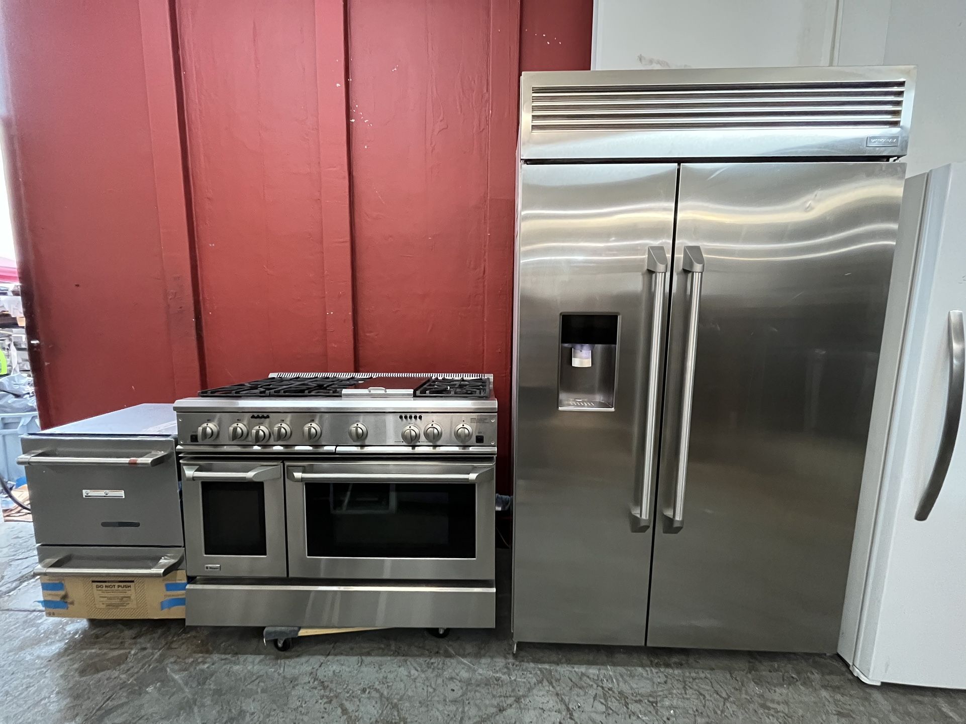 GE Monogram Stainless Steel Kitchen Appliance Bundle Set