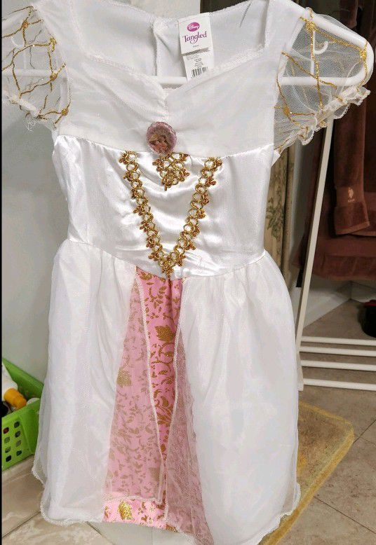 Rapunzel Wedding Dress Classic Size 4-6x Vail not included