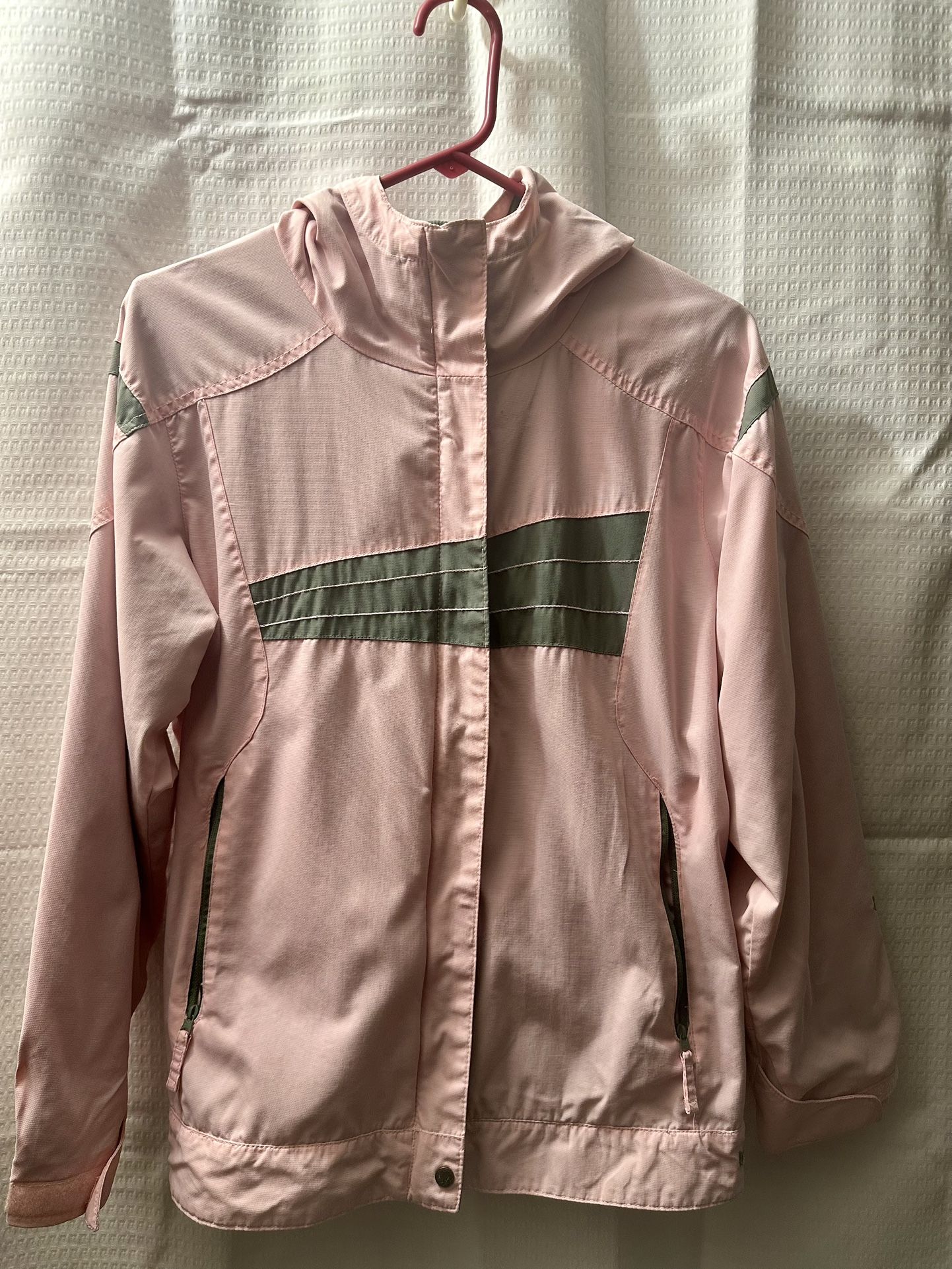Pink Windbreaker Columbia Jacket
