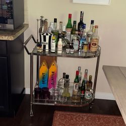 Pottery Barn Bar Cart