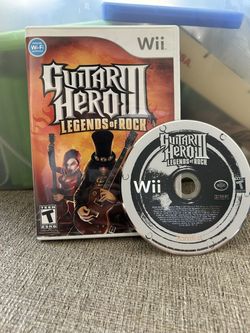 NEW GUITAR HERO LEGENDS OF ROCK NINTENDO WII