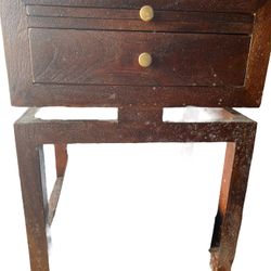 End Table  Mid Century 