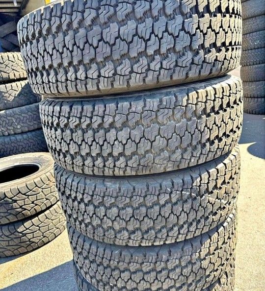 275 65 18 Goodyear Tires Con 80% De Vida Las 4tires ✅️📣📣