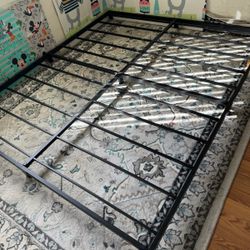 CA King Collapsing Platform Frame & Mattress 