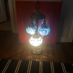 Turkish Moroccan Glass Lamp