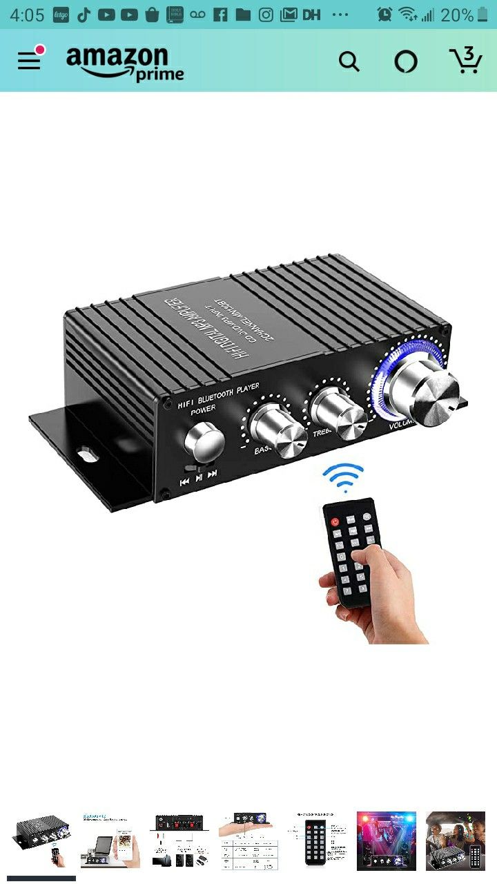 Wireless audio amplifier