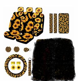 Sunflower car seat covers