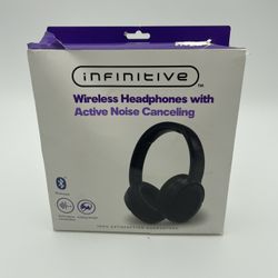 Infinitive Wireless Headphones - Active Noise Canceling - Bluetooth - NEW