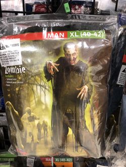 Zombie Halloween costume for adults