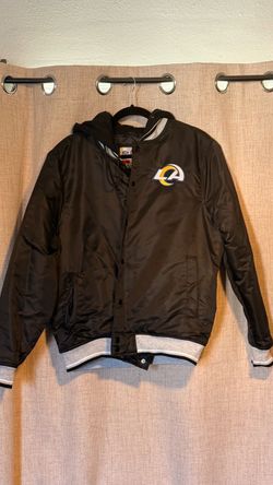 Los Angeles Rams NFL Ultra Game Satin Jacket Men’s M Black