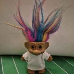 Vintage Russ Rainbow Troll Doll