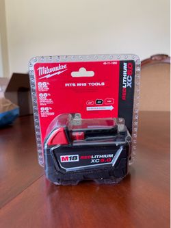 NEW Milwaukee M18 Red Lithium XC 5.0 Battery