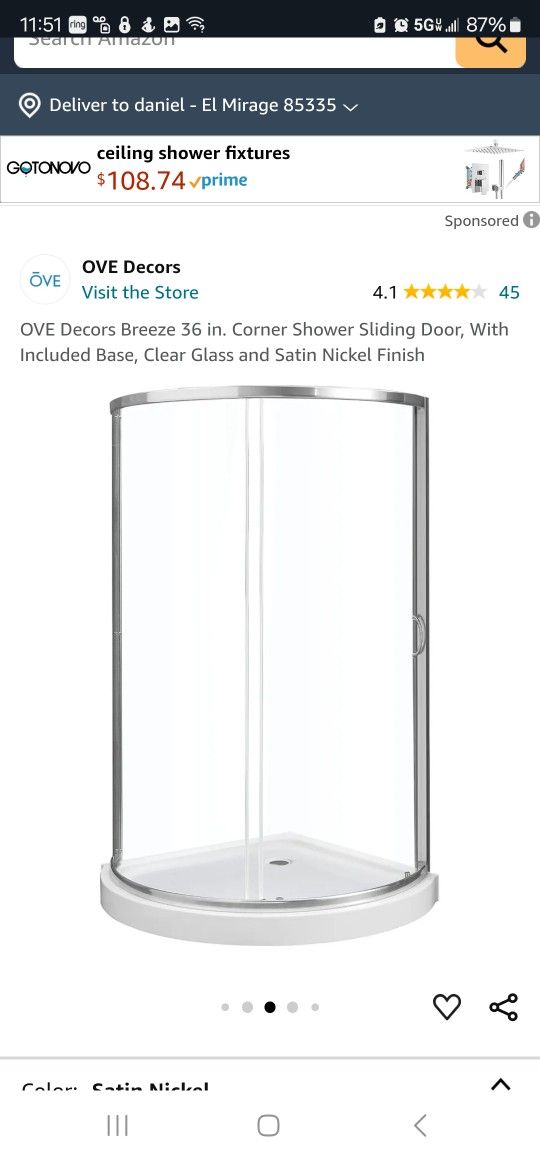 Ove Shower Door