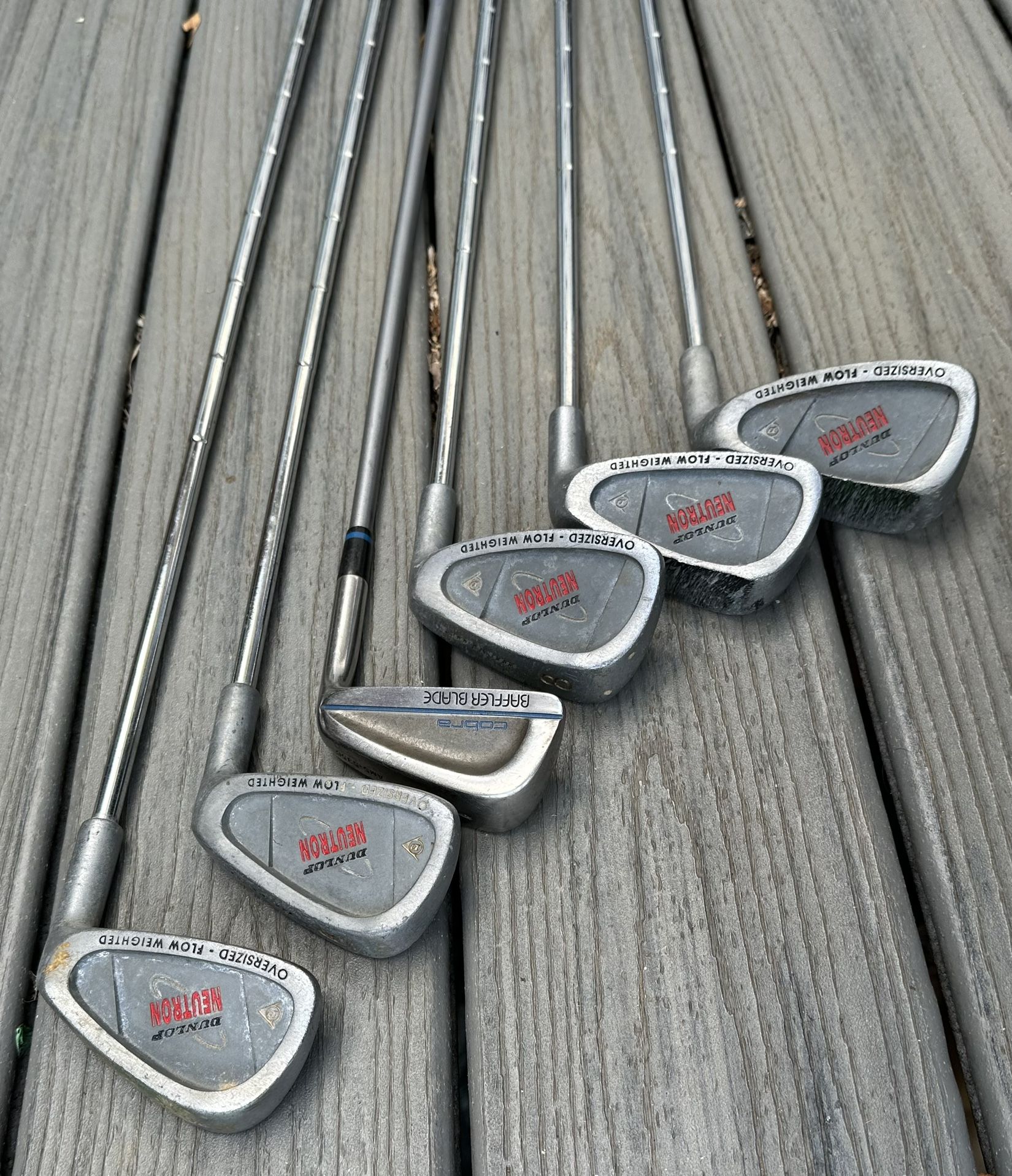 6 Irons / Golf clubs - Dunlop Neutron/Cobra Baffler Blade