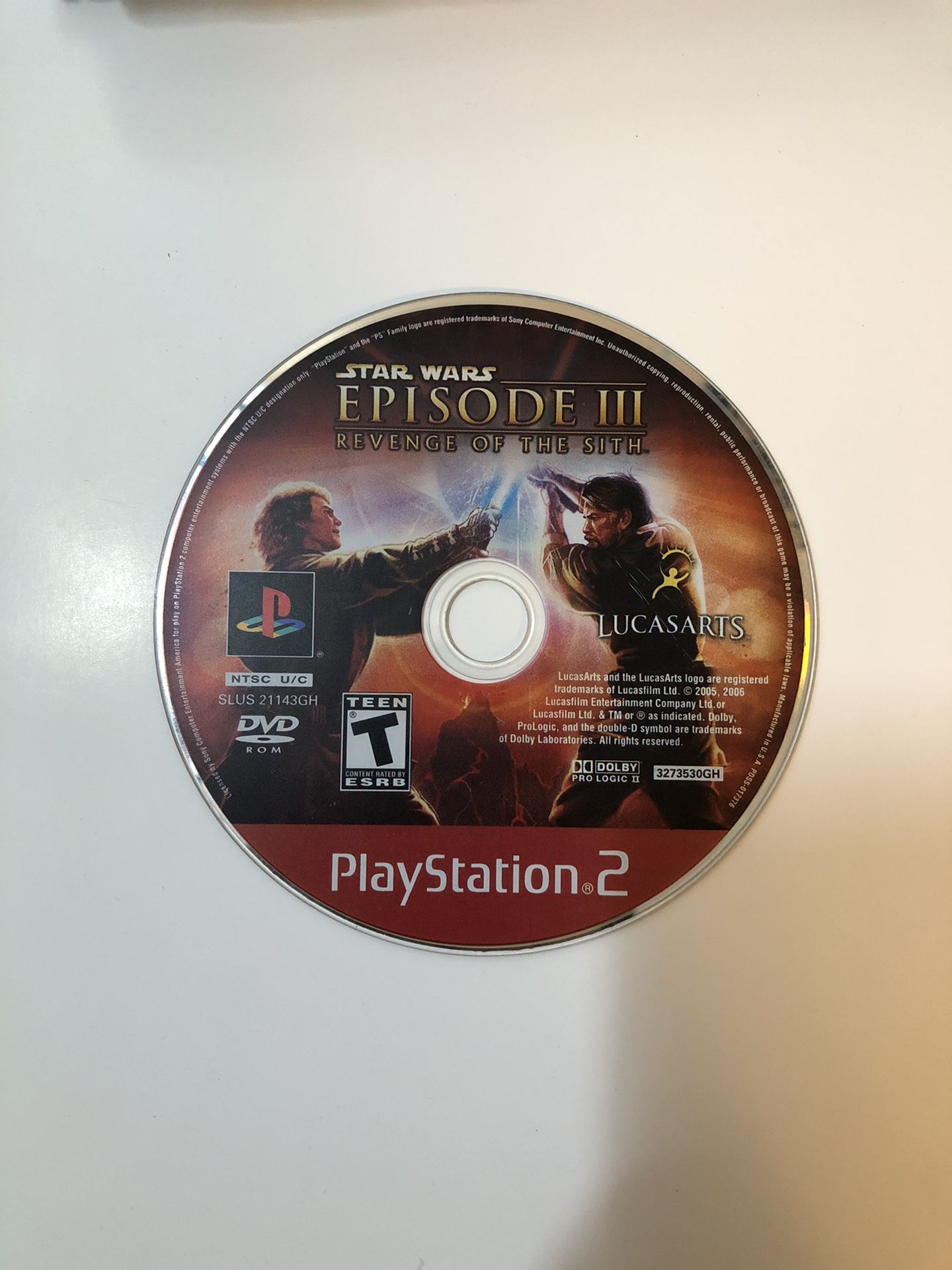 Star Wars Revenge of The Sith Game