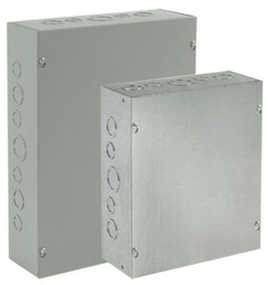 HOFFMAN - Pull Box Screw Cover 24.00X24.00X6.00 Steel Gray