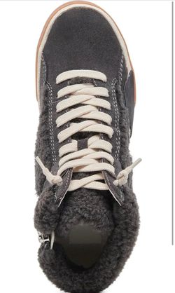 Dolce Vita Shearling High-Top Sneakers Size 6