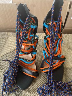 size 10 rope lace up