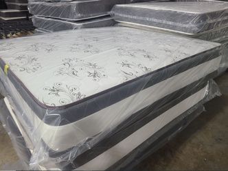 King size mattress jumbo 15 inches pillowtop soft medium and hard