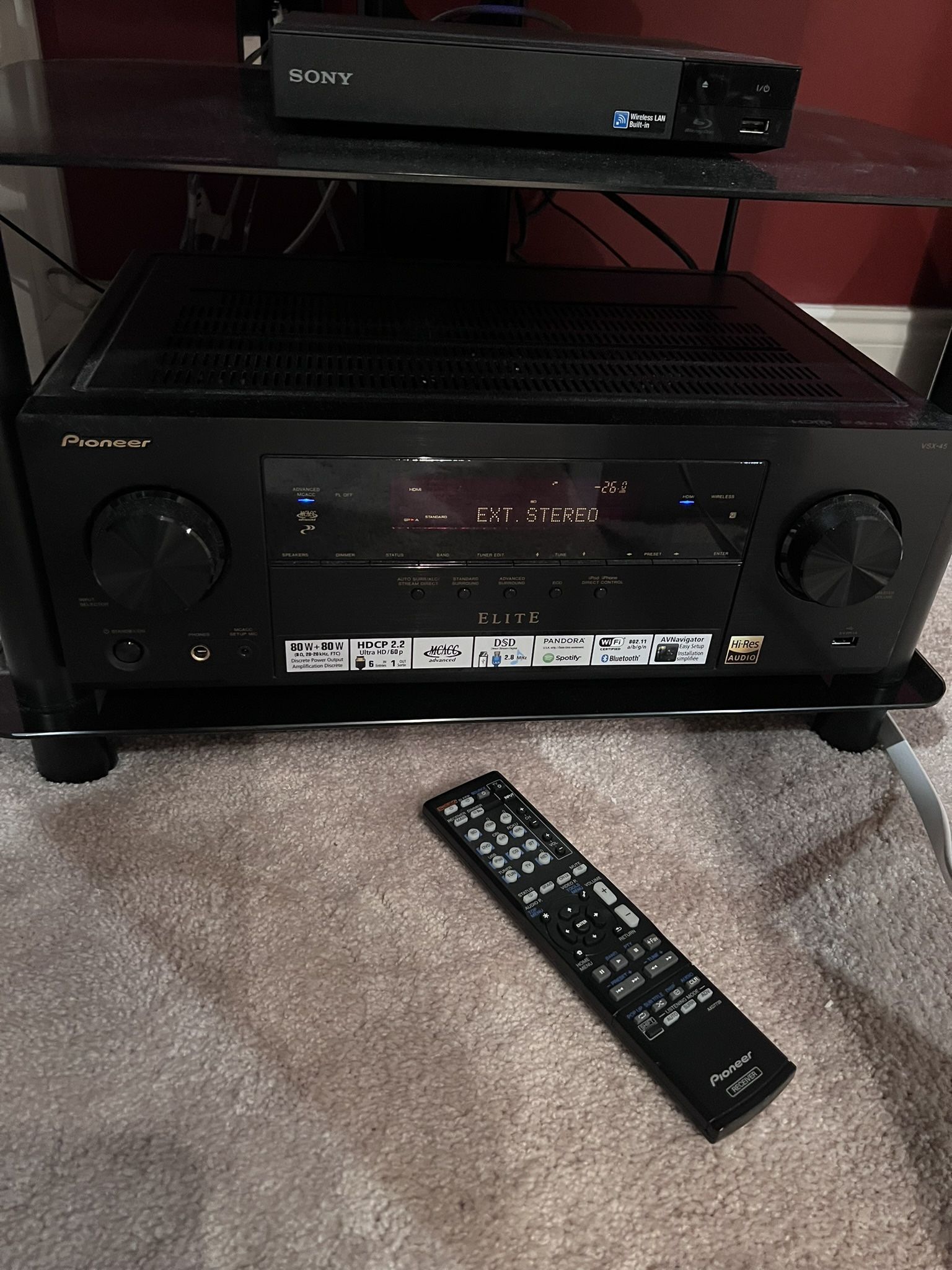 AV system 5:1 Pioneer With Subwoofer