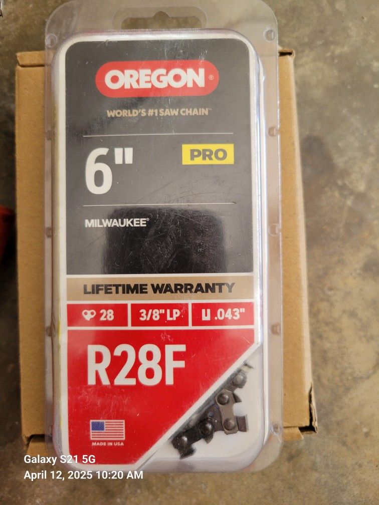 6" Saw Chain for Milwakee
