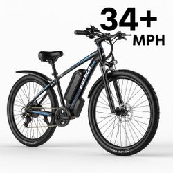 E-Bycco 29” E8 Electric Mountain Bike — 750W Motor, 1000W Peak, 48V, 17.5Ah — Excellent Condition