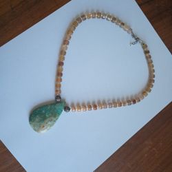 Beautiful Necklace With Turquoise 