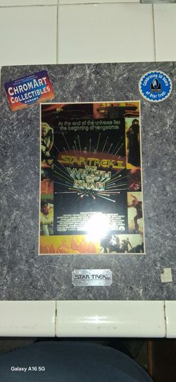 Star Trek ll The Wrath of Khan ChromeArt Chromium Print