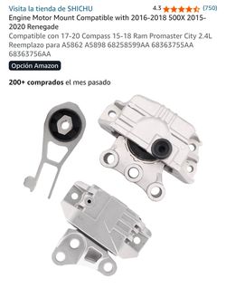 Engine Motor Mount Compatible with 2016-2018 500X 2015- 2020 Renegade