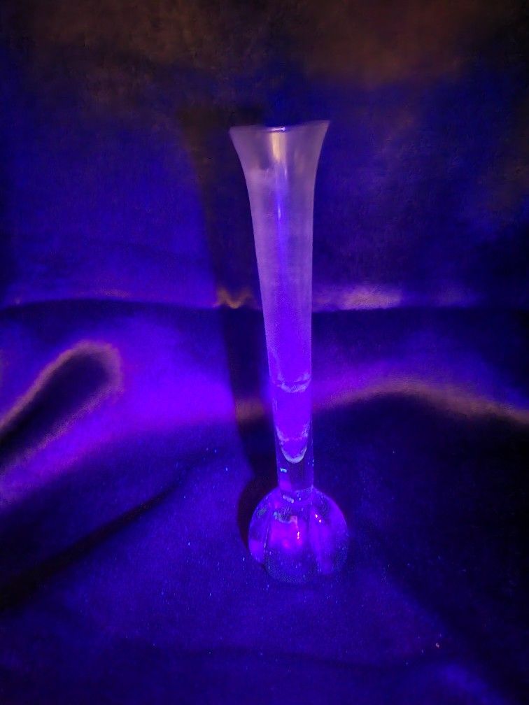 Vintage Bubble Glass Vase