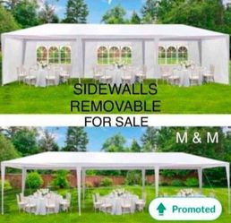 10x30 Party Tent with  Removable Sidewalls Outdoor Large Canopy Tents Outside Carpas para Fiestas for Parties Backyard Events Patio