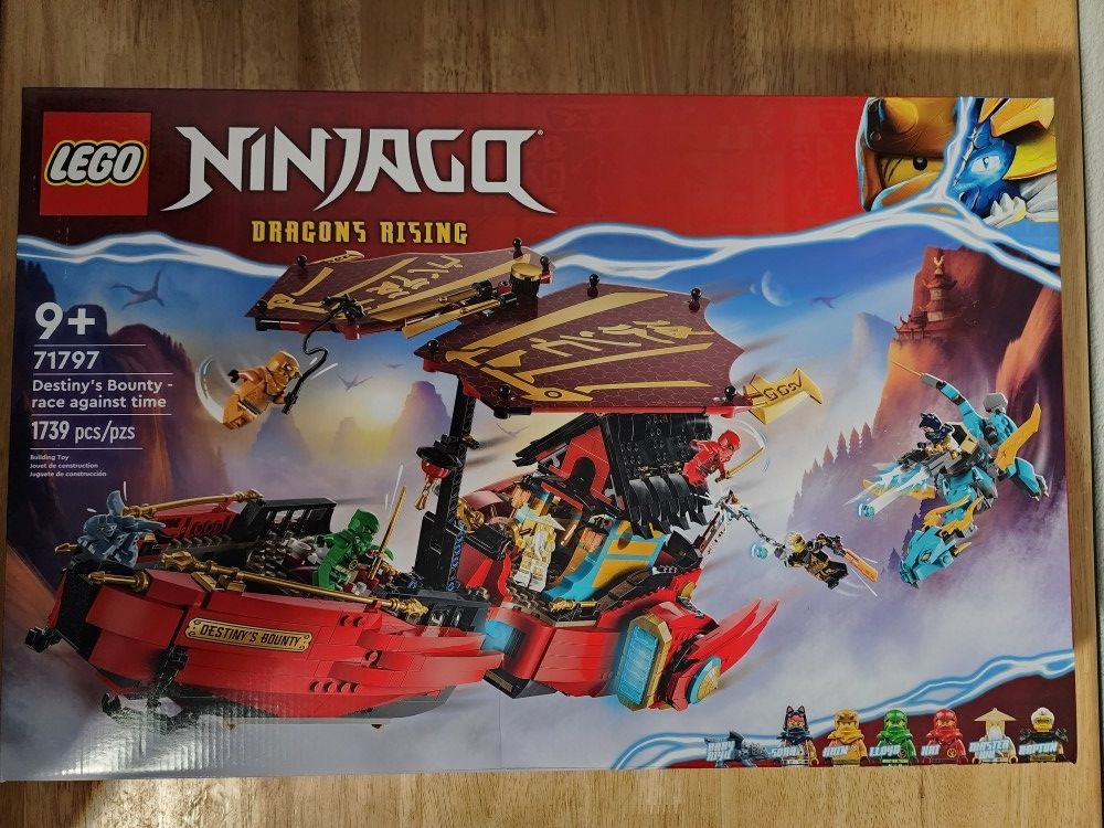LEGO NINJAGO DRAGONS RISING DESTINY'S BOUNTY - RACE AGAINST TIME  71797 NEW