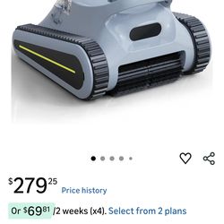 2025 New) Seauto Crab Cordless Robotic Pool Vacuum, Wall-Climbing, Automatic Pool Cleaner, Suitable for Walls and Floors of 1614 Square Feet Pool