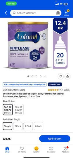 Enfamil Gentlease Infant Formula 12.4 oz