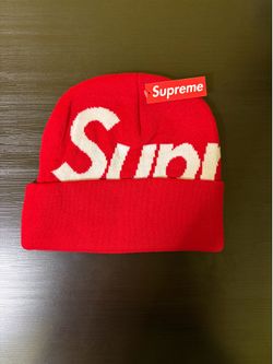 New Red Supreme Beanie
