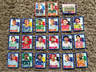 Blue and Red World Cup 2026 Stickers