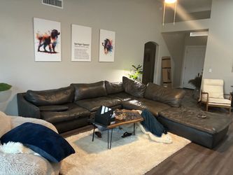 Leather Sectional