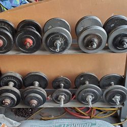 Dumbbells and Stand