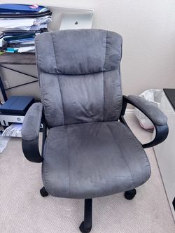 Gray office chair
