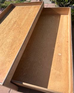 Wooden bed frame / top & bottom