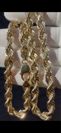 14k Gold Rope Chain 130 Grams