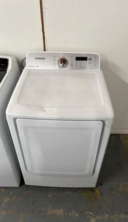 Samsung Electric Dryer – Moisture Sensor, Wrinkle Prevent (White)