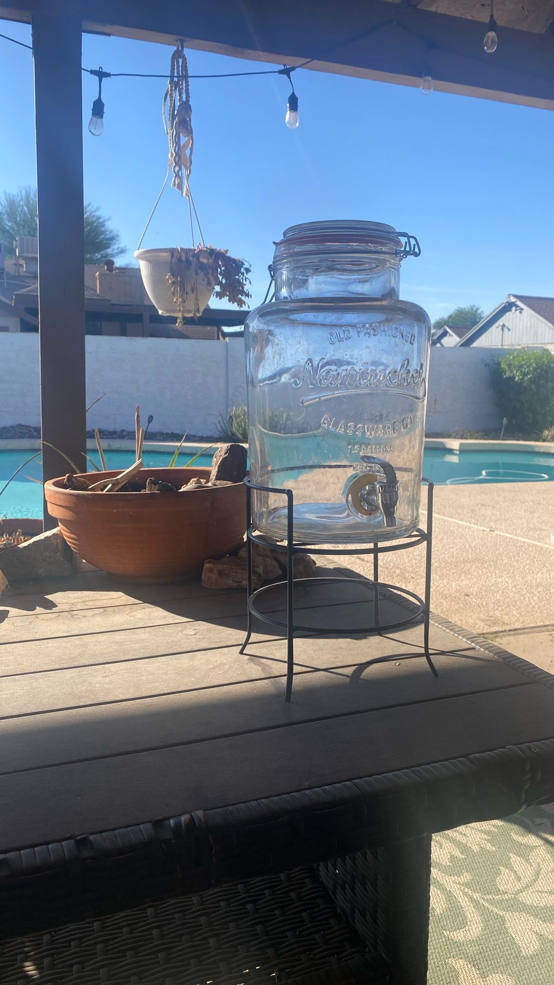 Glass Countertop Jar