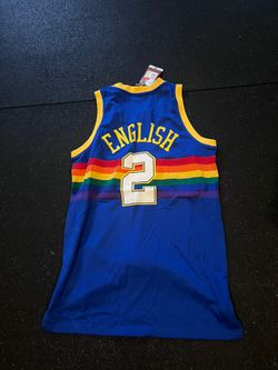 Alex English Nuggets Jersey - Tags Intact