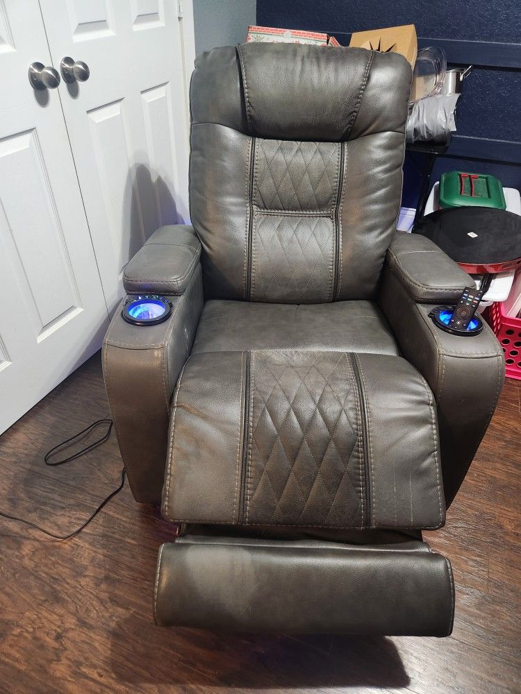 Dual Power Light up Recliner
