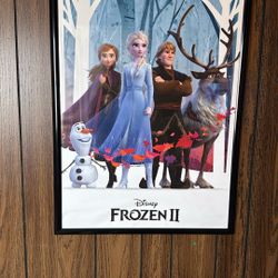 Frozen Two Poster Framed
